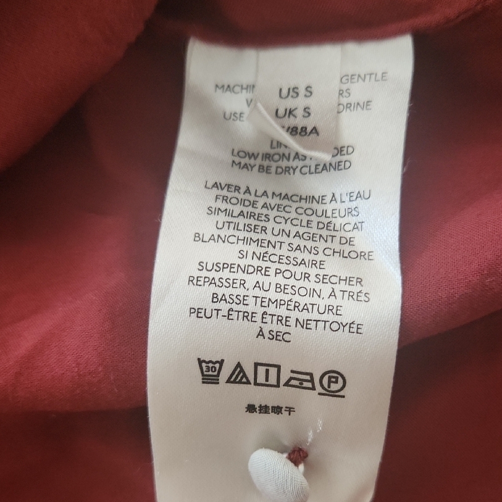 Anthropologie Sundress in Red / White - Picture 3 of 5